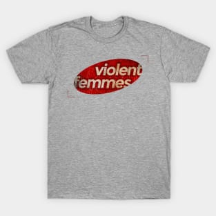 Violent Femmes - simple red elips vintage T-Shirt